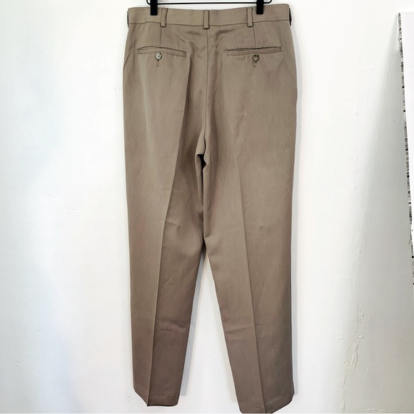 PERRY ELLIS PORTFOLIO Tan Trousers Size 33/32 - Picture 3 of 7